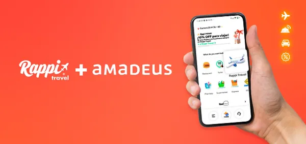 Amadeus partners with Latin American super app Rappi to revolutionize the travel industry