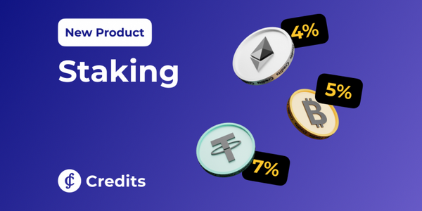 Credits Announces Upcoming Launch of Staking Feature